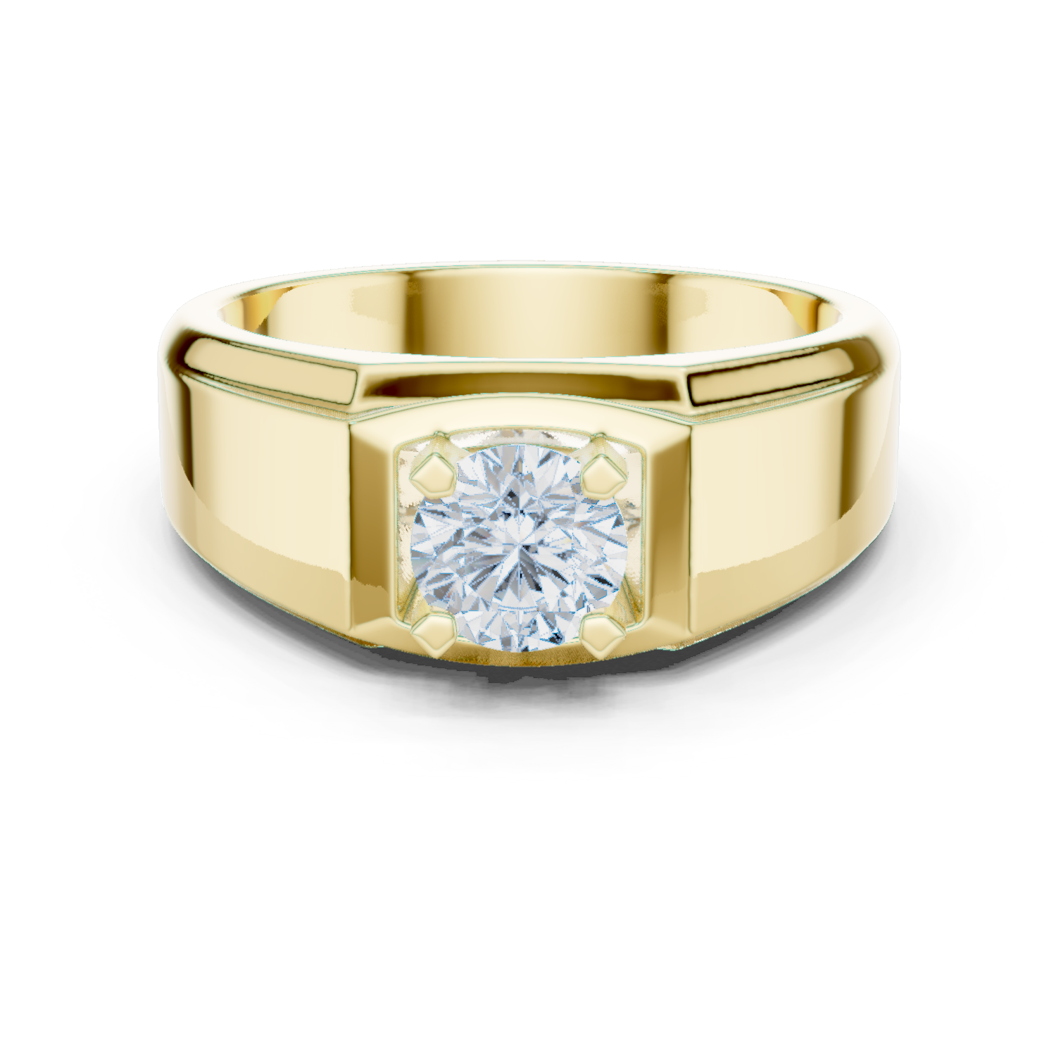 Round Brilliant 0.8 ct Diamond Solitaire