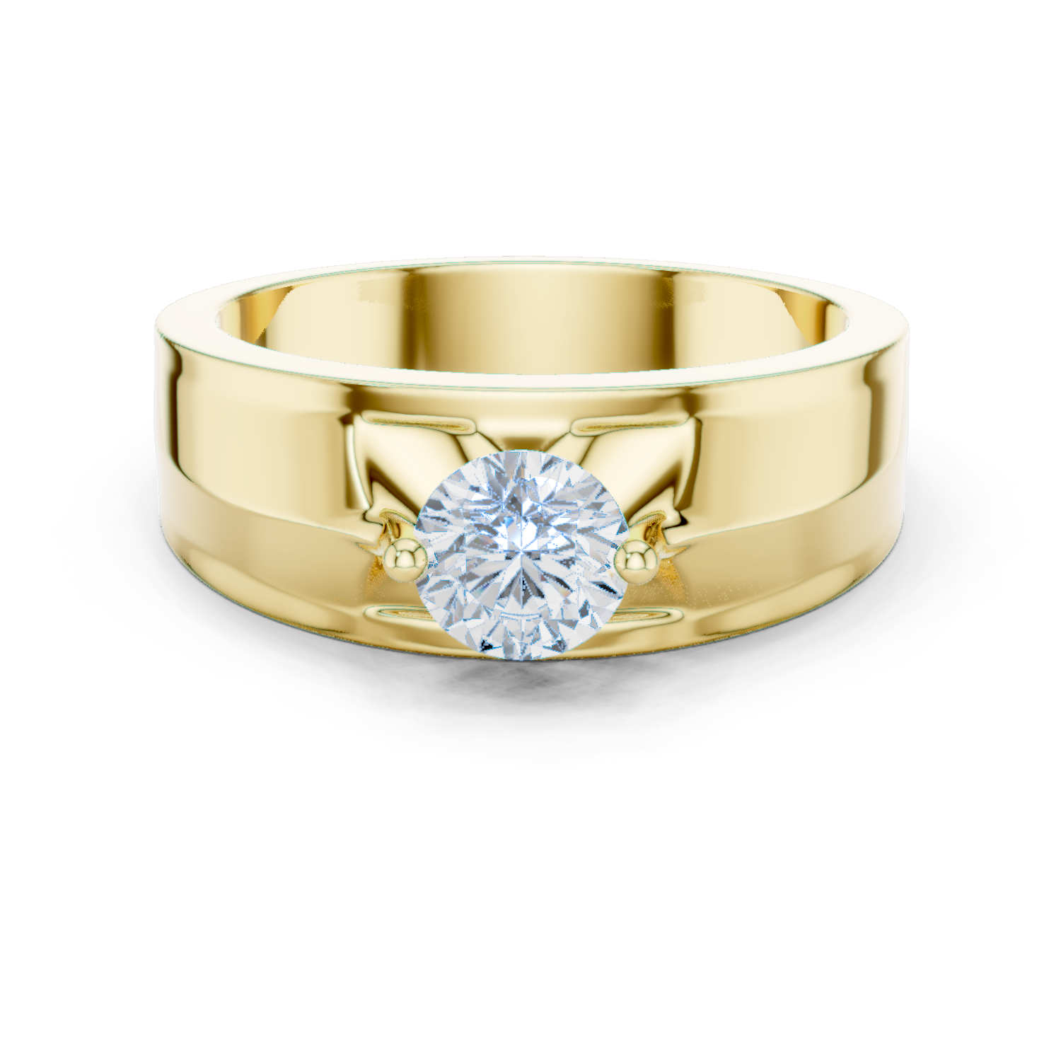 0.8 ct Round Diamond Lab Grown Diamond Ring