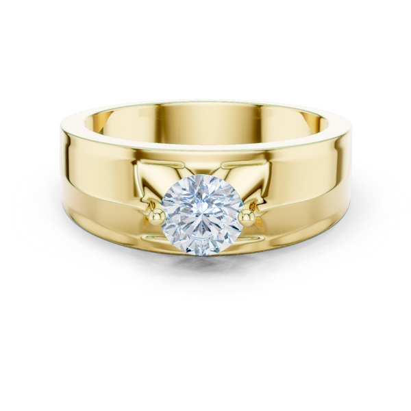 0.8 ct Round Diamond Lab Grown Diamond Ring