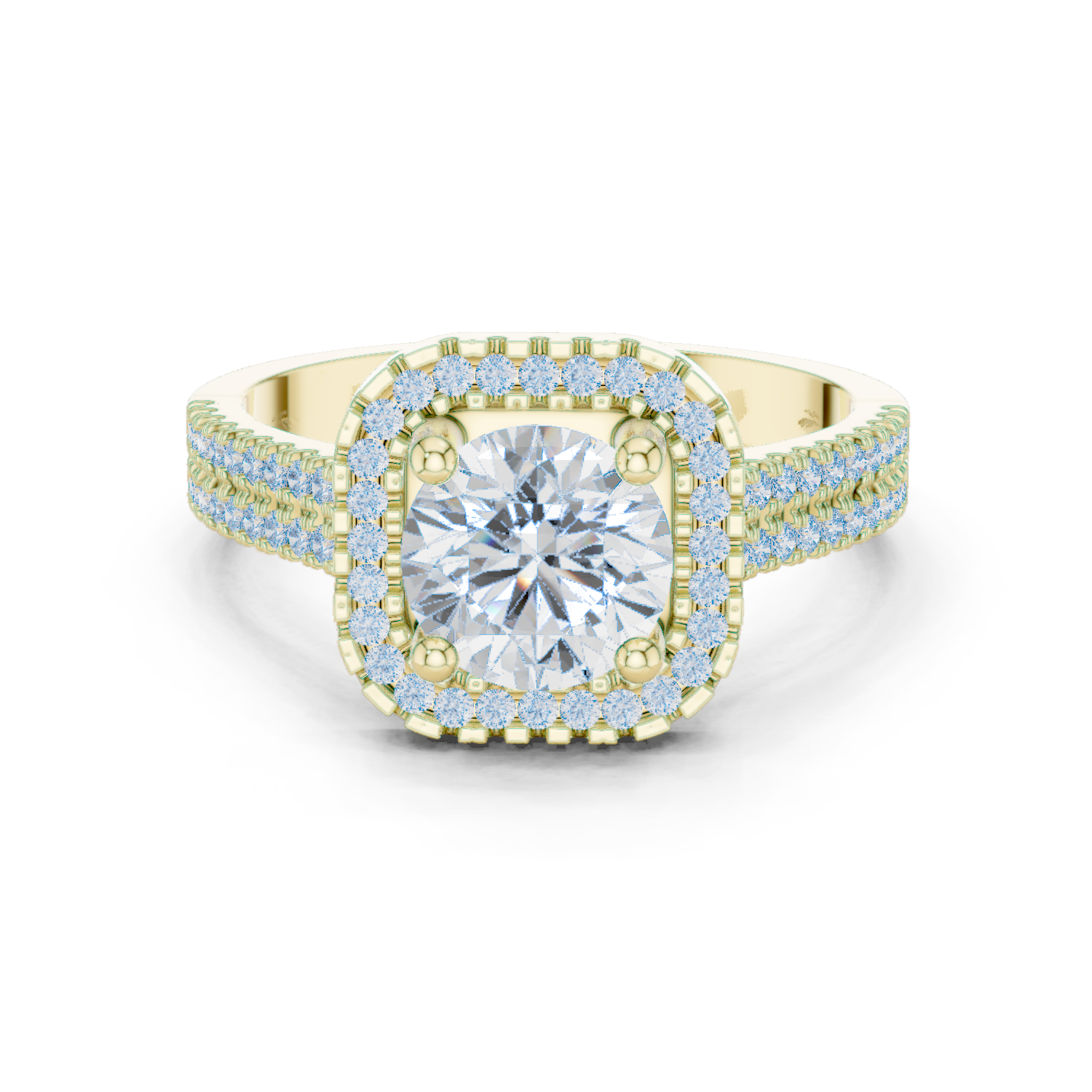 Dune Grass Lab Grown Diamond Multi Row Ring