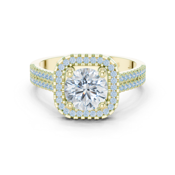 Dune Grass Lab Grown Diamond Multi Row Ring