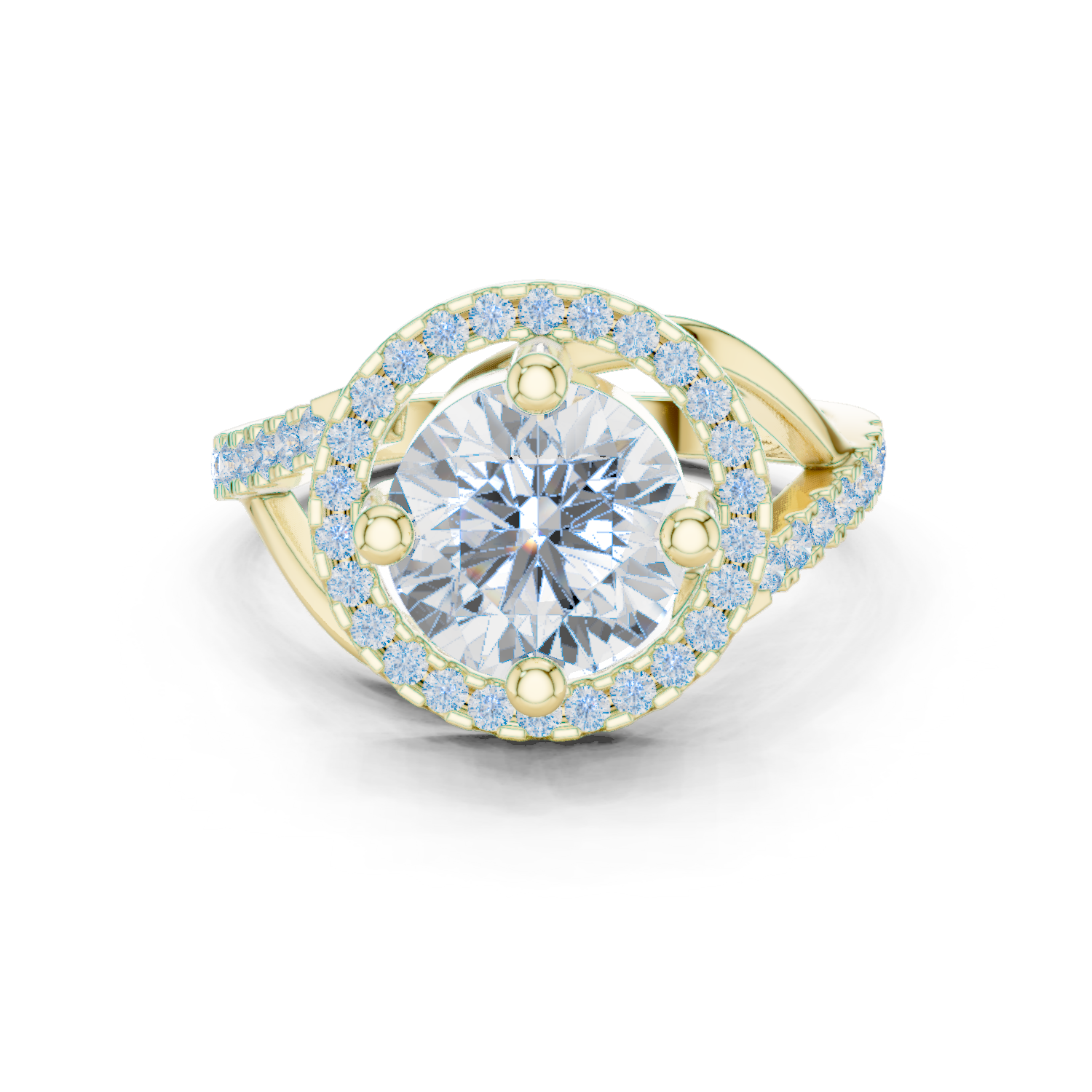 Tundra Moss Lab Grown Diamond Flush Signet Ring