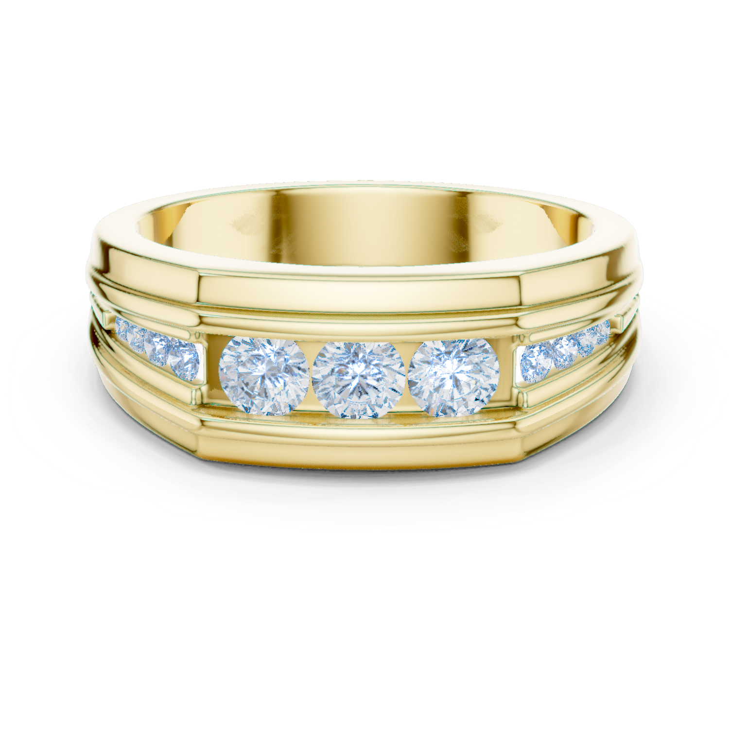 Timeless Round Diamond Eternity Lab Grown Diamond Ring