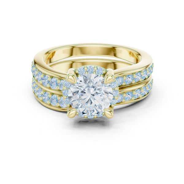 Violet Meadow Lab Grown Diamond Baguette Solitaire