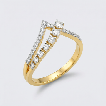 Split Shank Halo Style Lab Grown Diamond Ring