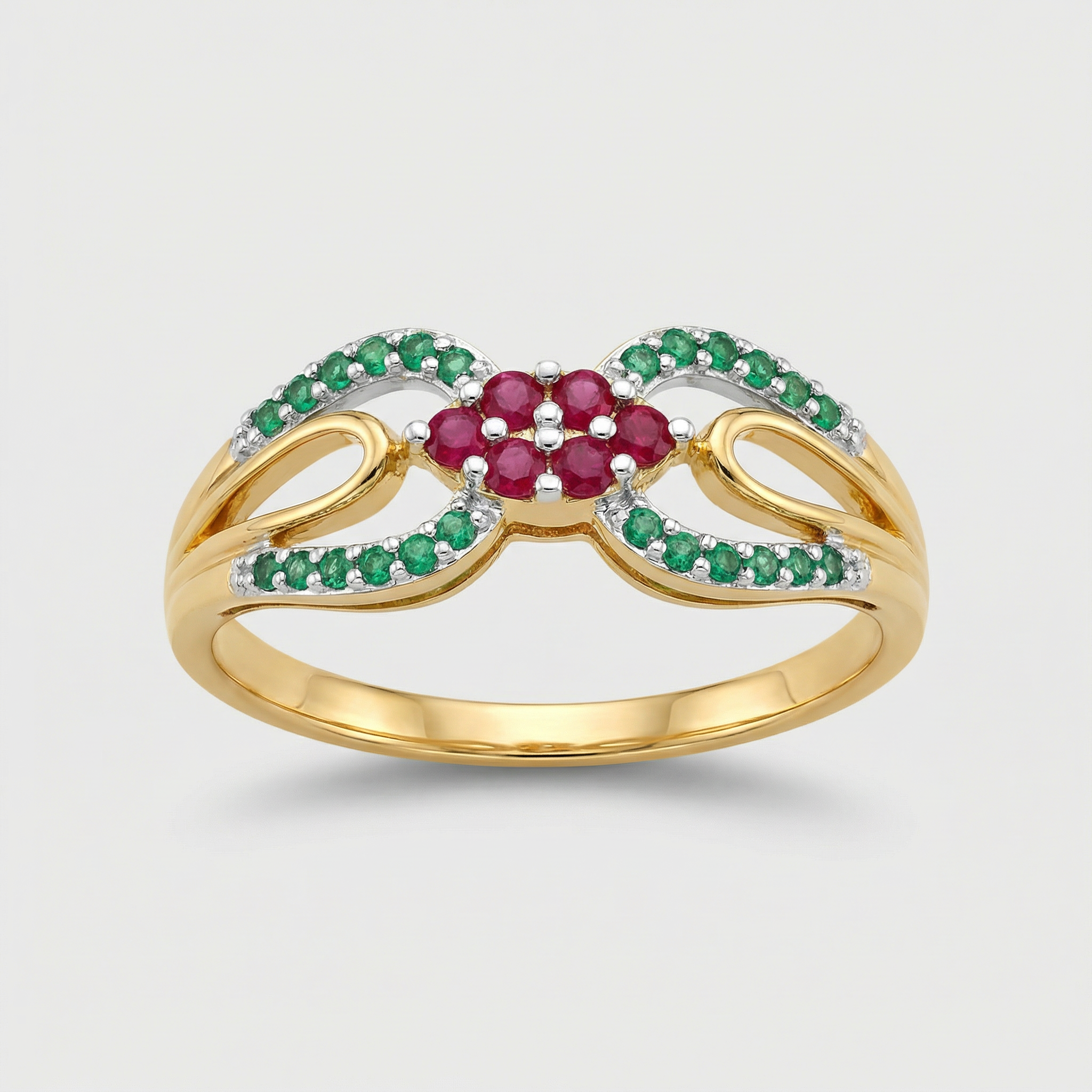 Infinity Motif Pavé Lab Grown Diamond Ring