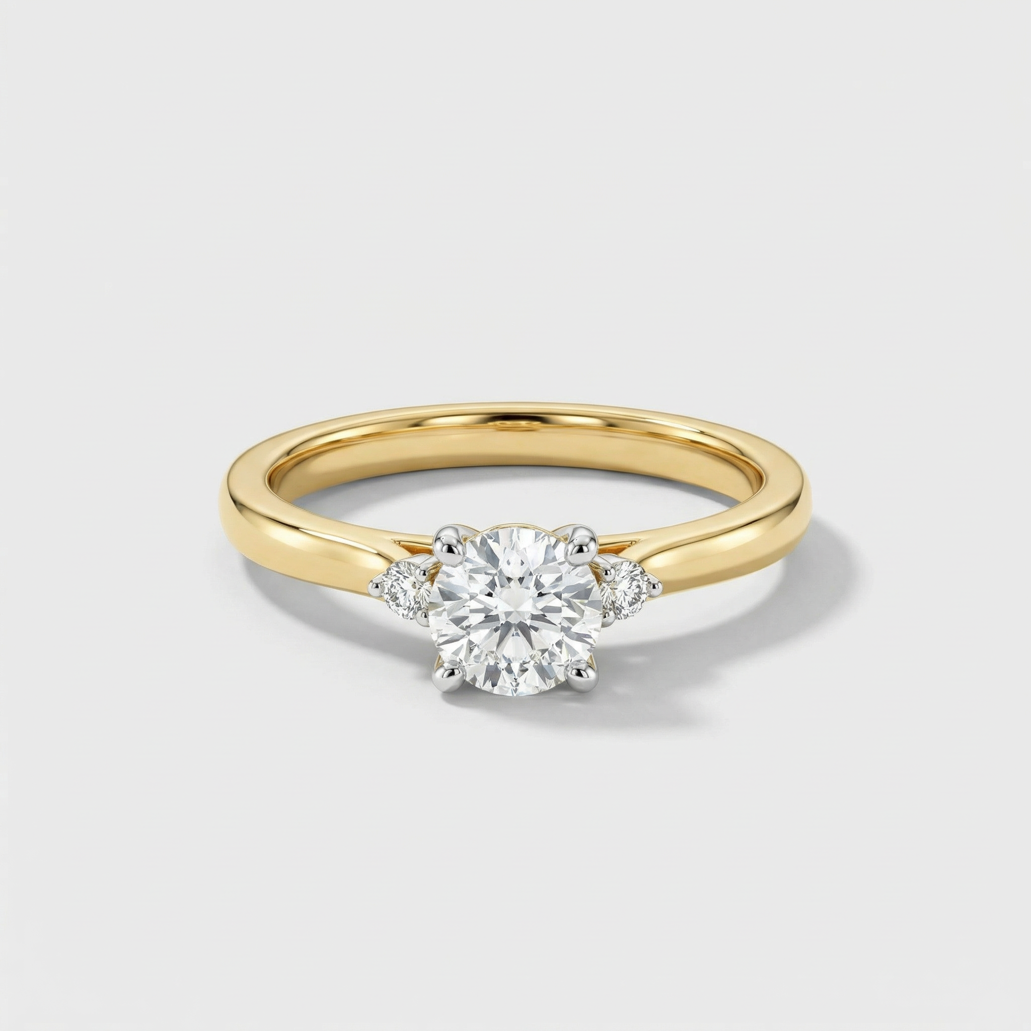 Classic Round Solitaire Lab Grown Diamond Ring