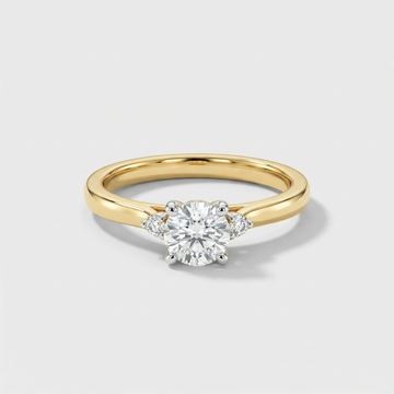 Classic Round Solitaire Lab Grown Diamond Ring