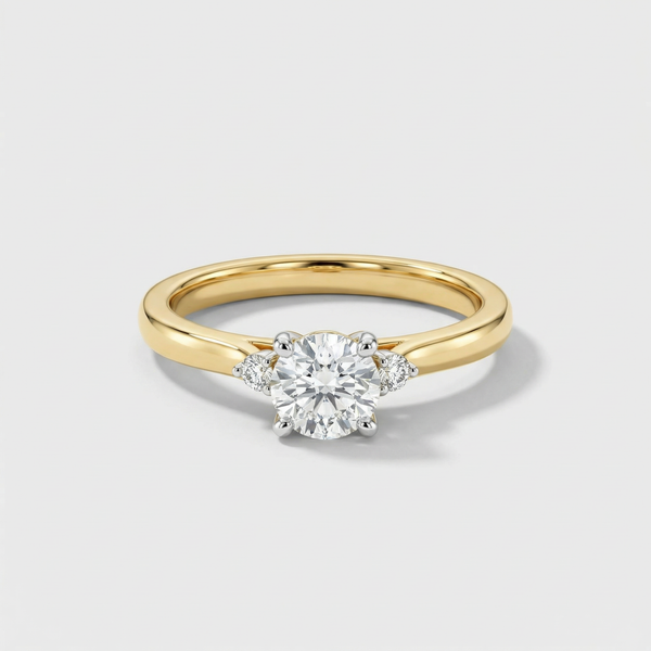 Classic Round Solitaire Lab Grown Diamond Ring