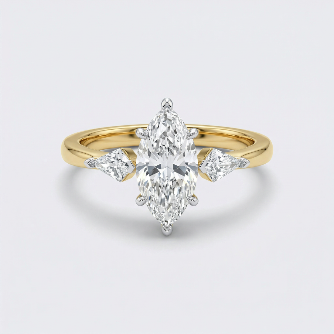 Marquise Solitaire Lab Grown Diamond Ring