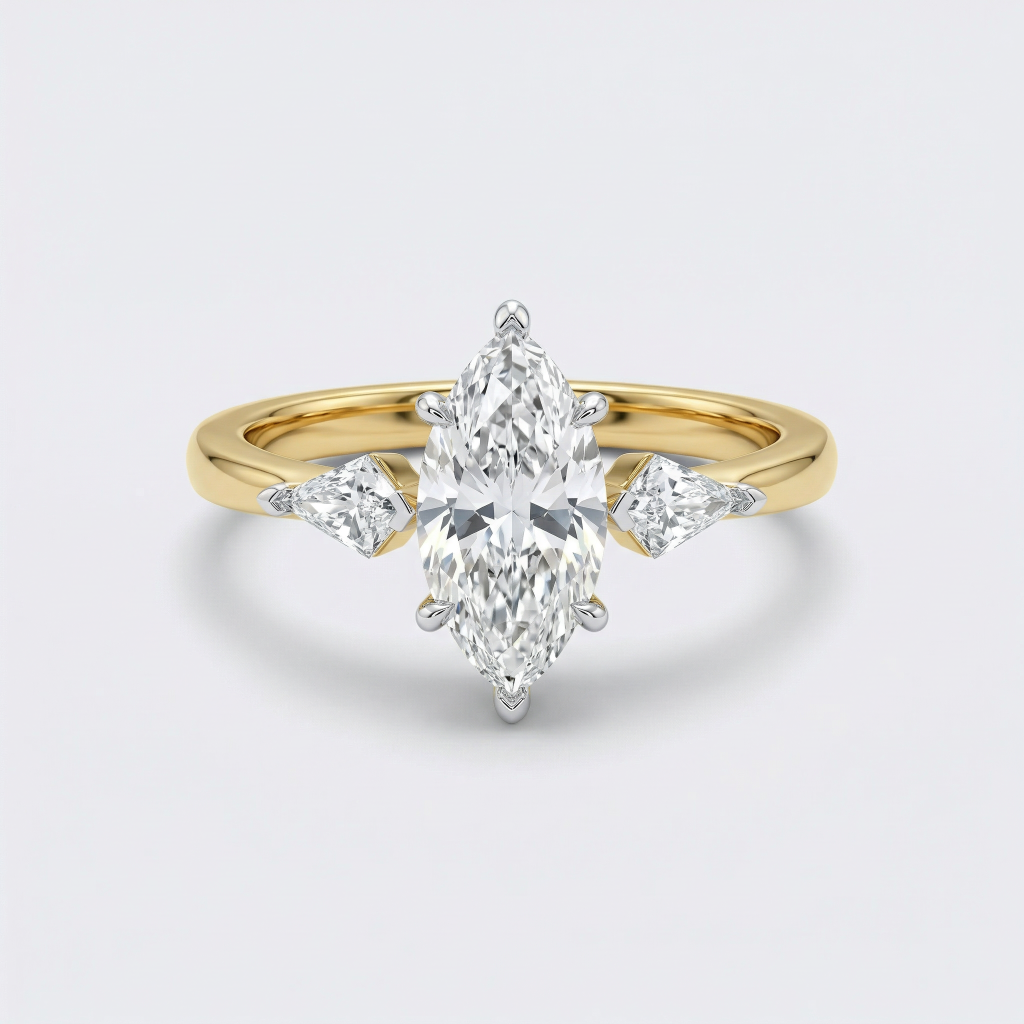 Marquise Solitaire Lab Grown Diamond Ring
