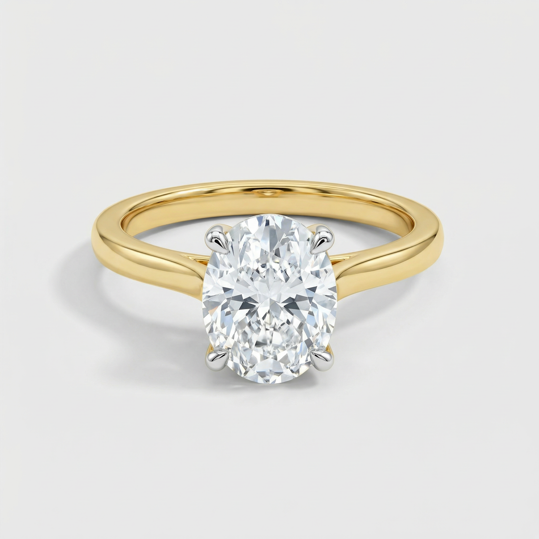 Princess Cut Solitaire Lab Grown Diamond Ring