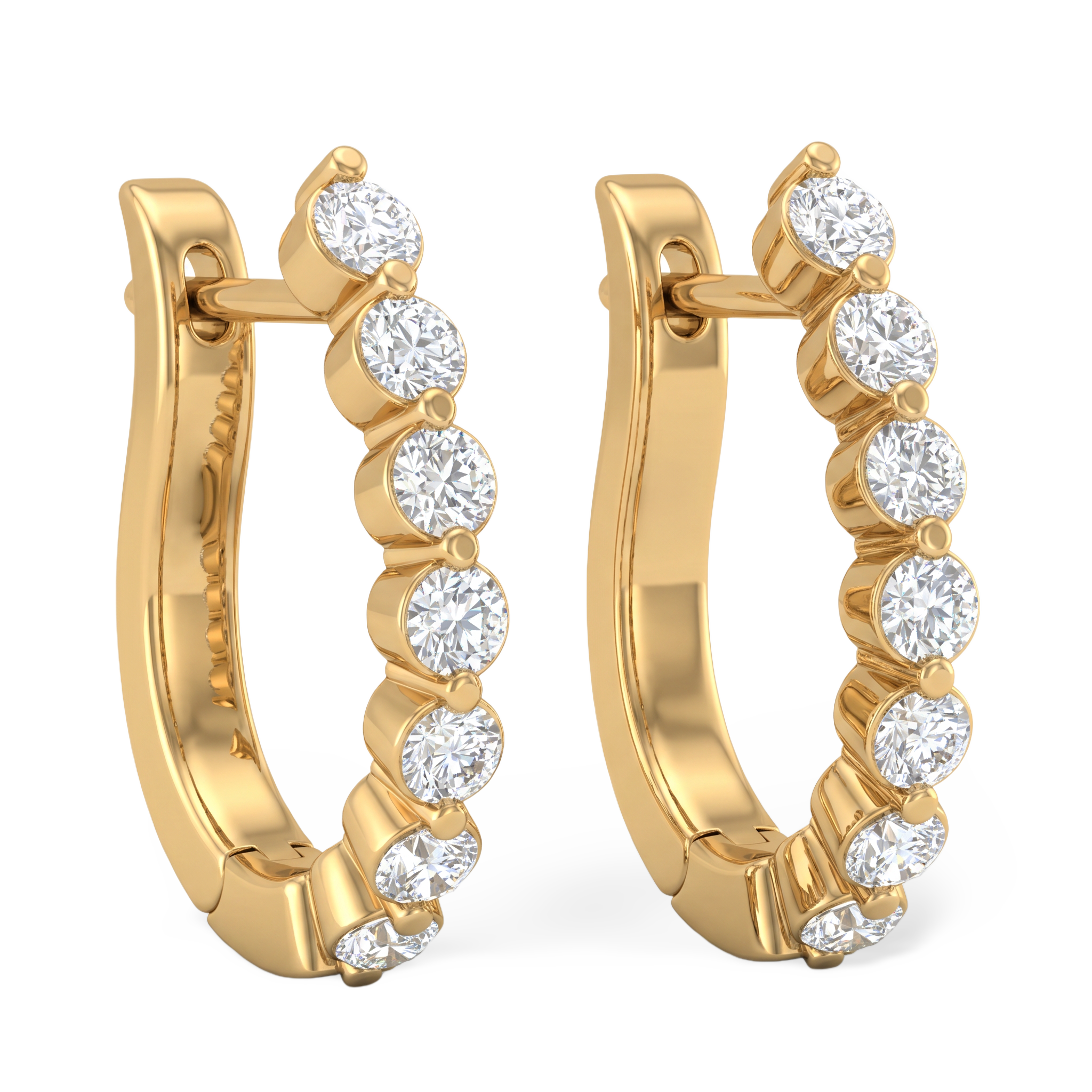 Classic Round Prong Set Essential Earring