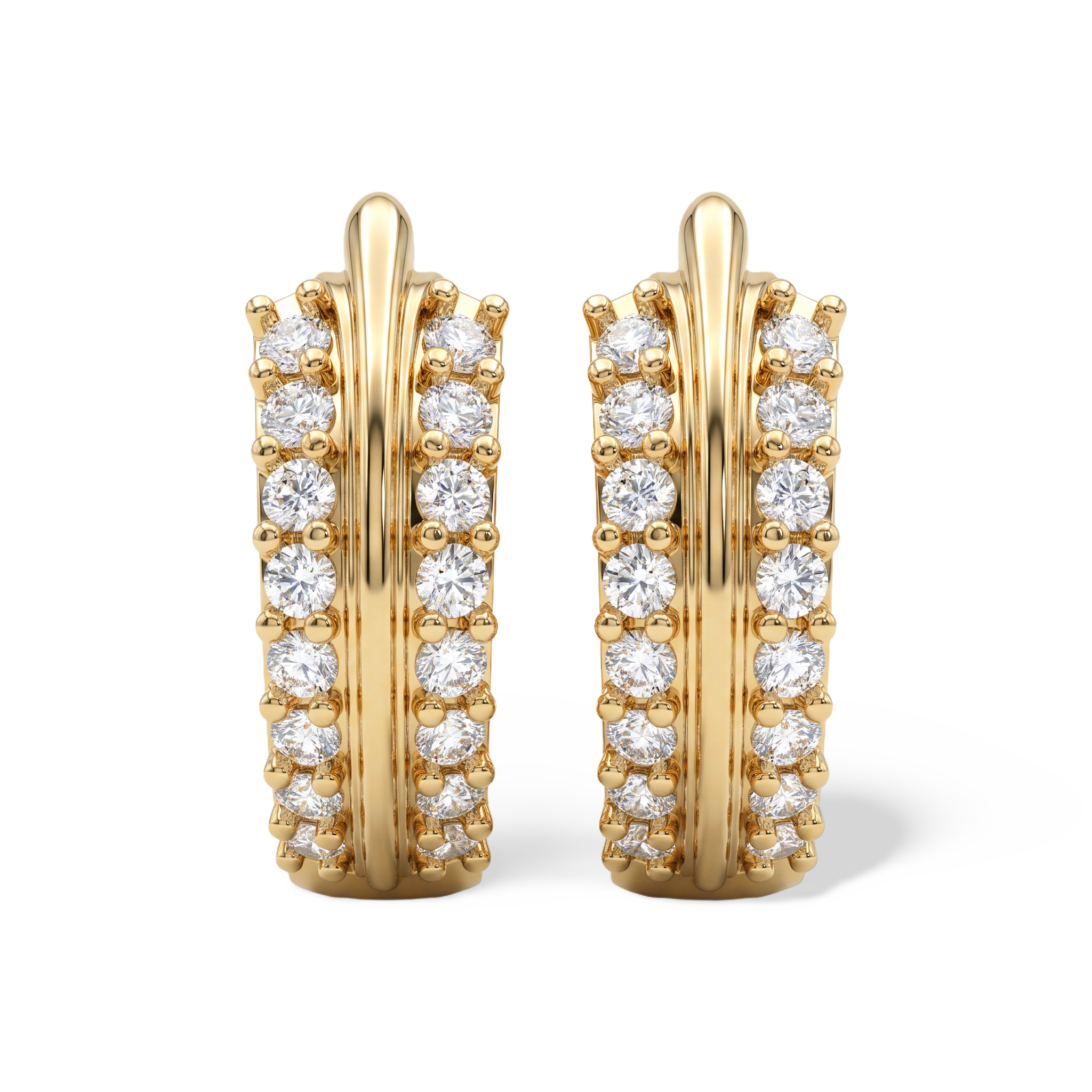 The Imperial Colonnade Diamond Hoops