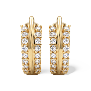 The Imperial Colonnade Diamond Hoops