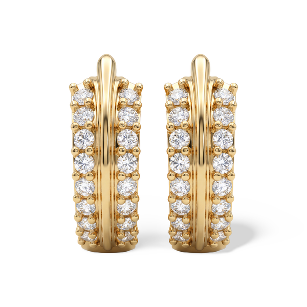The Imperial Colonnade Diamond Hoops