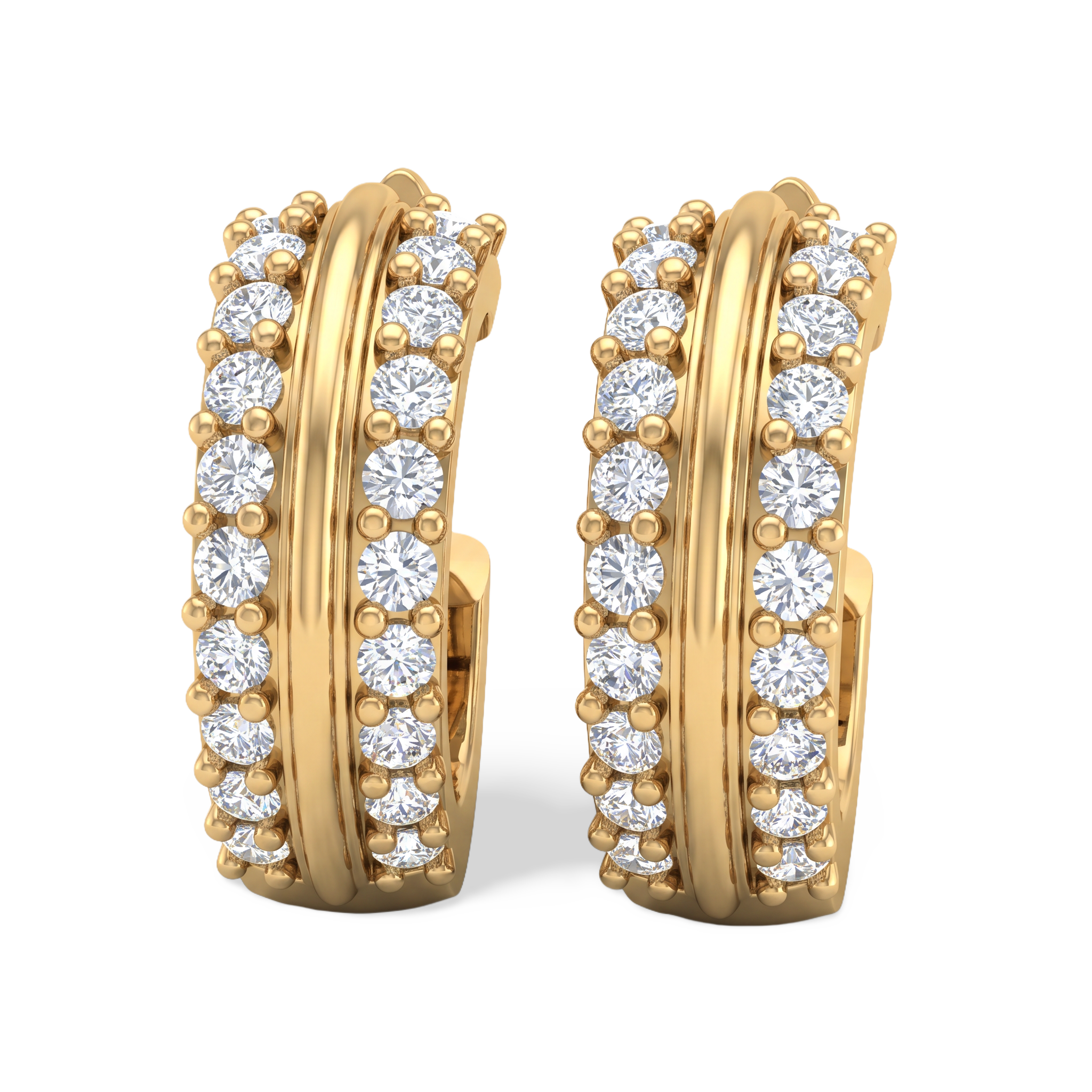 The Imperial Colonnade Diamond Hoops