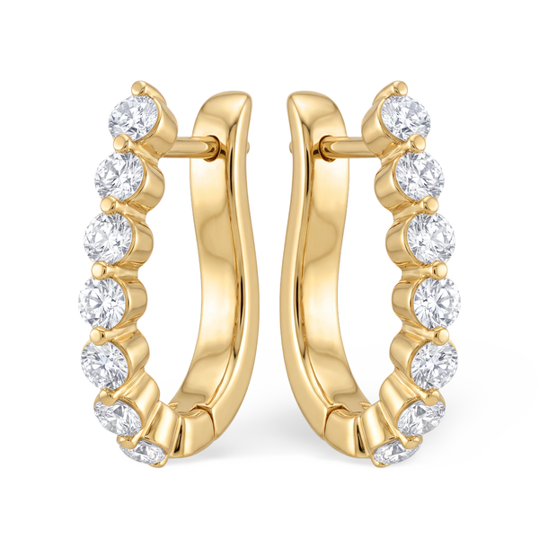 Classic Round Prong Set Essential Earring