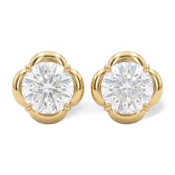 Petal Halo Lab Grown Diamond Studs