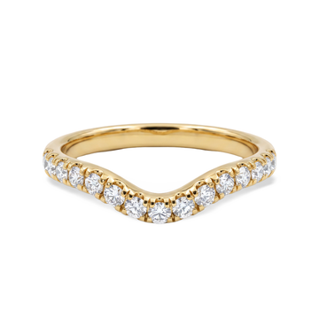 Empress Wishbone Crown Solitaire Ring