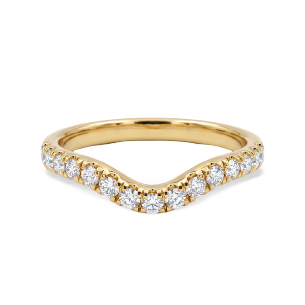 Empress Wishbone Crown Solitaire Ring