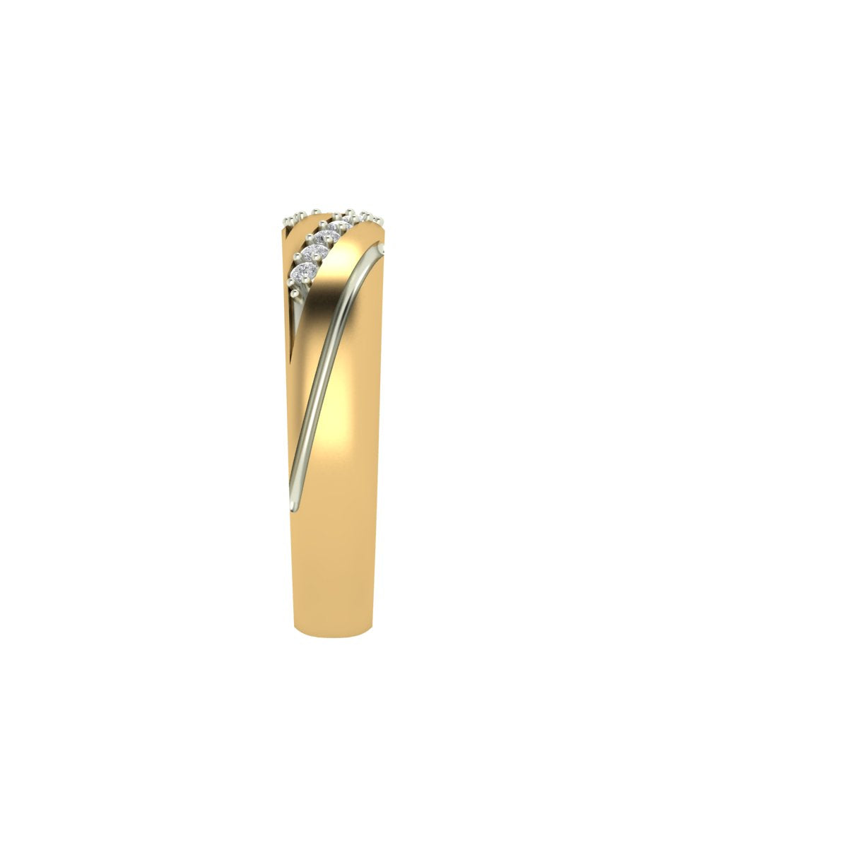 The Lab Grown DiamondArc D'Or Channel Band