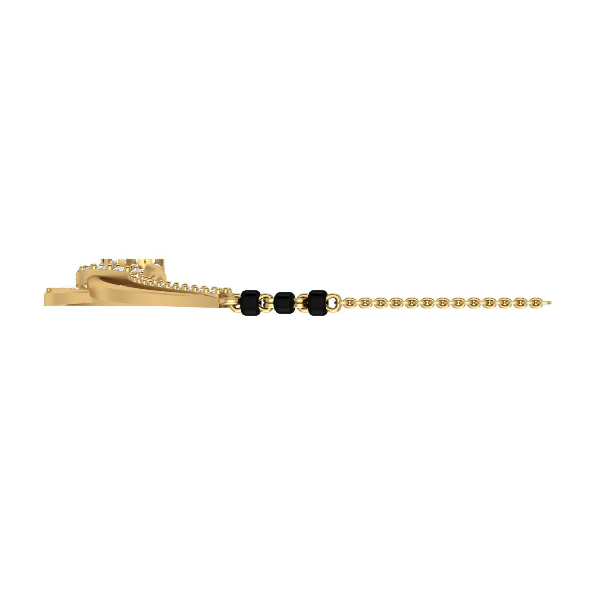 The Lab Grown Diamond Solaris Cascade Mangalsutra