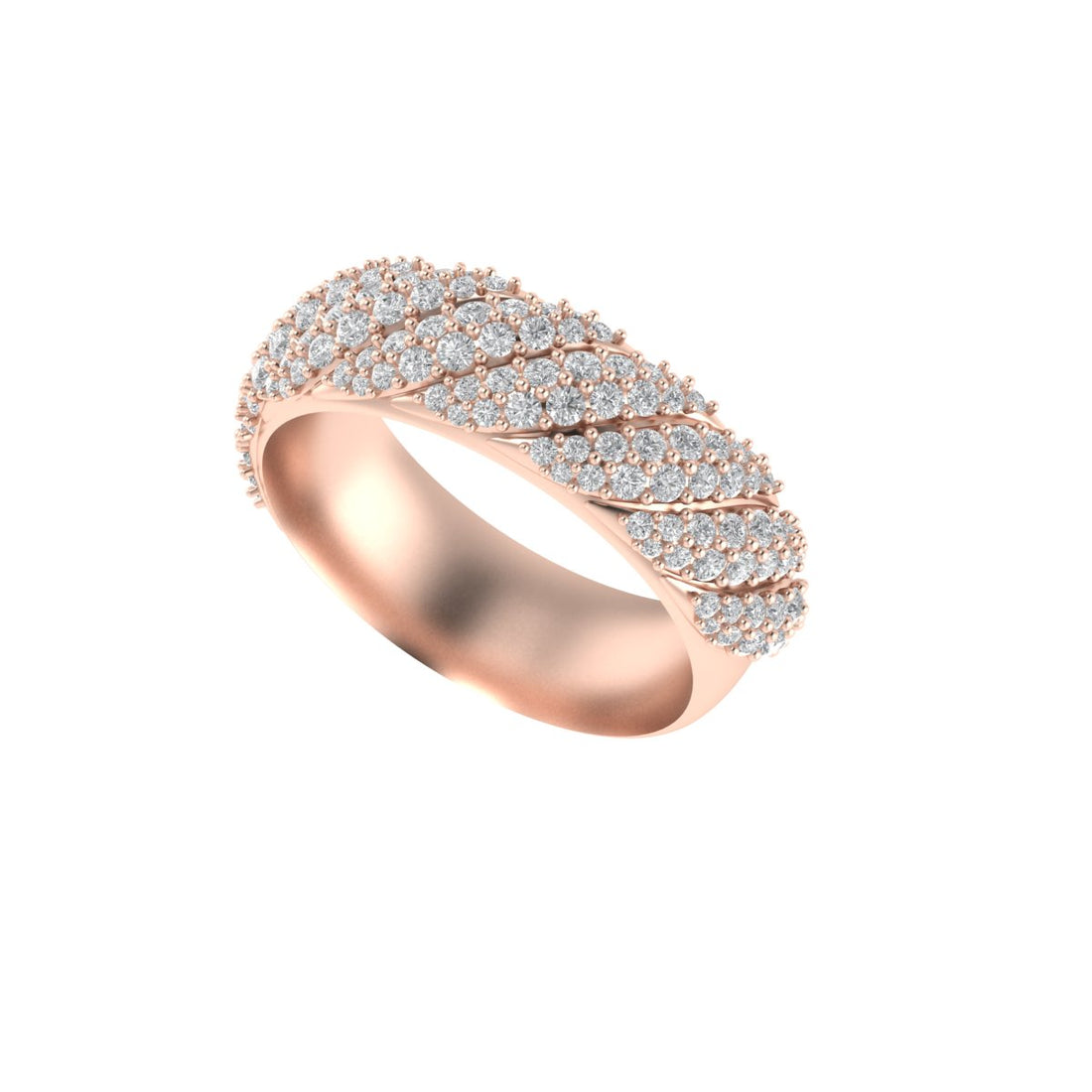 The Executive Solid Lab Grown Diamond Band