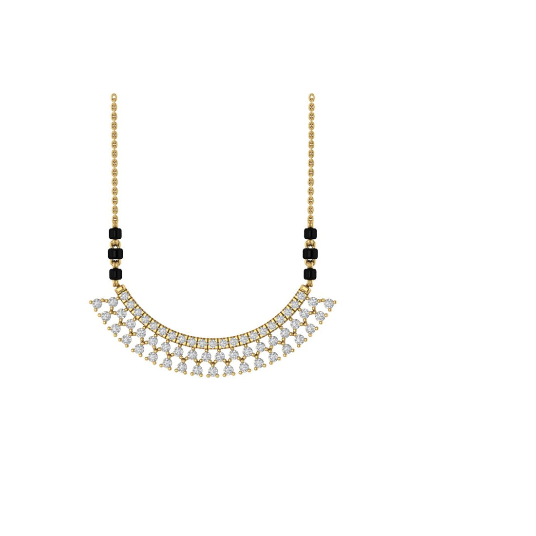 The Apsara Lab Grown Diamond Drape Mangalsutra
