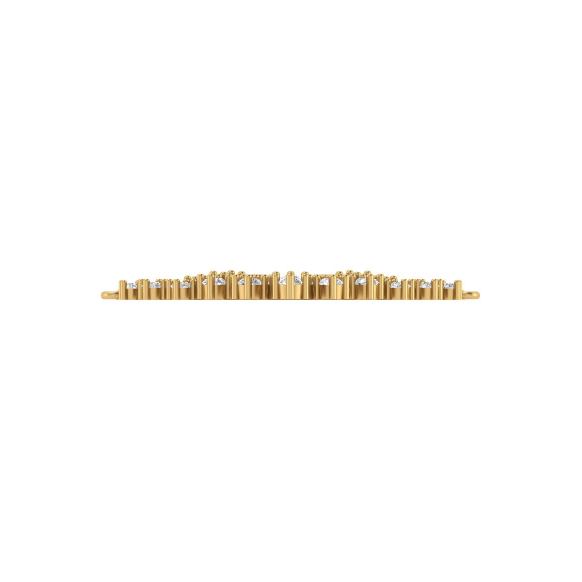 Art-Deco Zenith Lab Grown Diamond Mangalsutra
