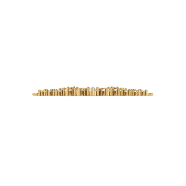 Art-Deco Zenith Lab Grown Diamond Mangalsutra