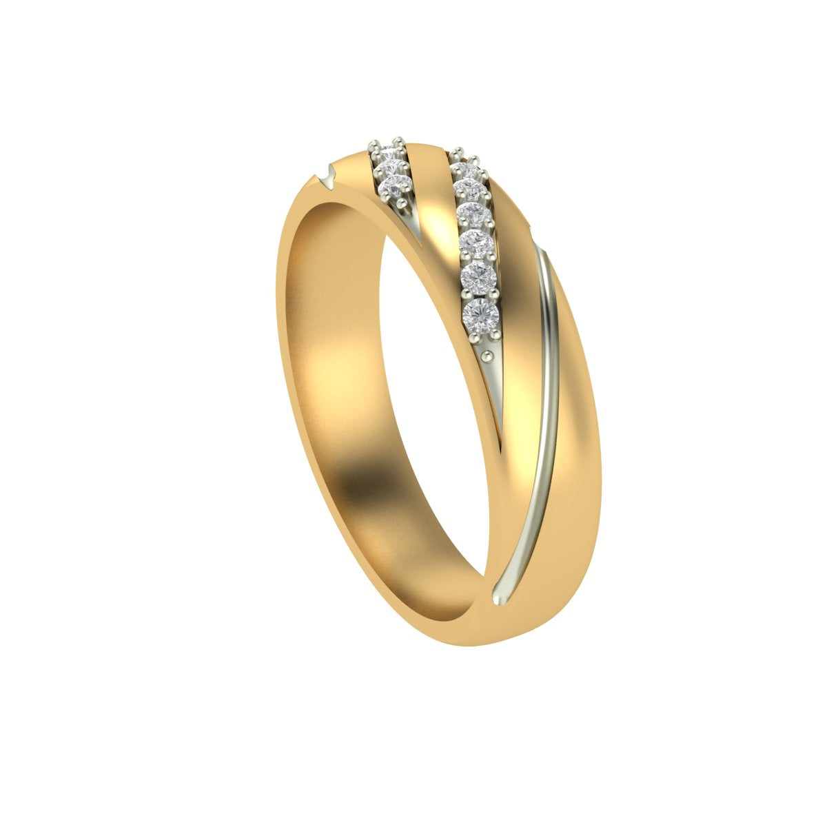 The Lab Grown DiamondArc D'Or Channel Band