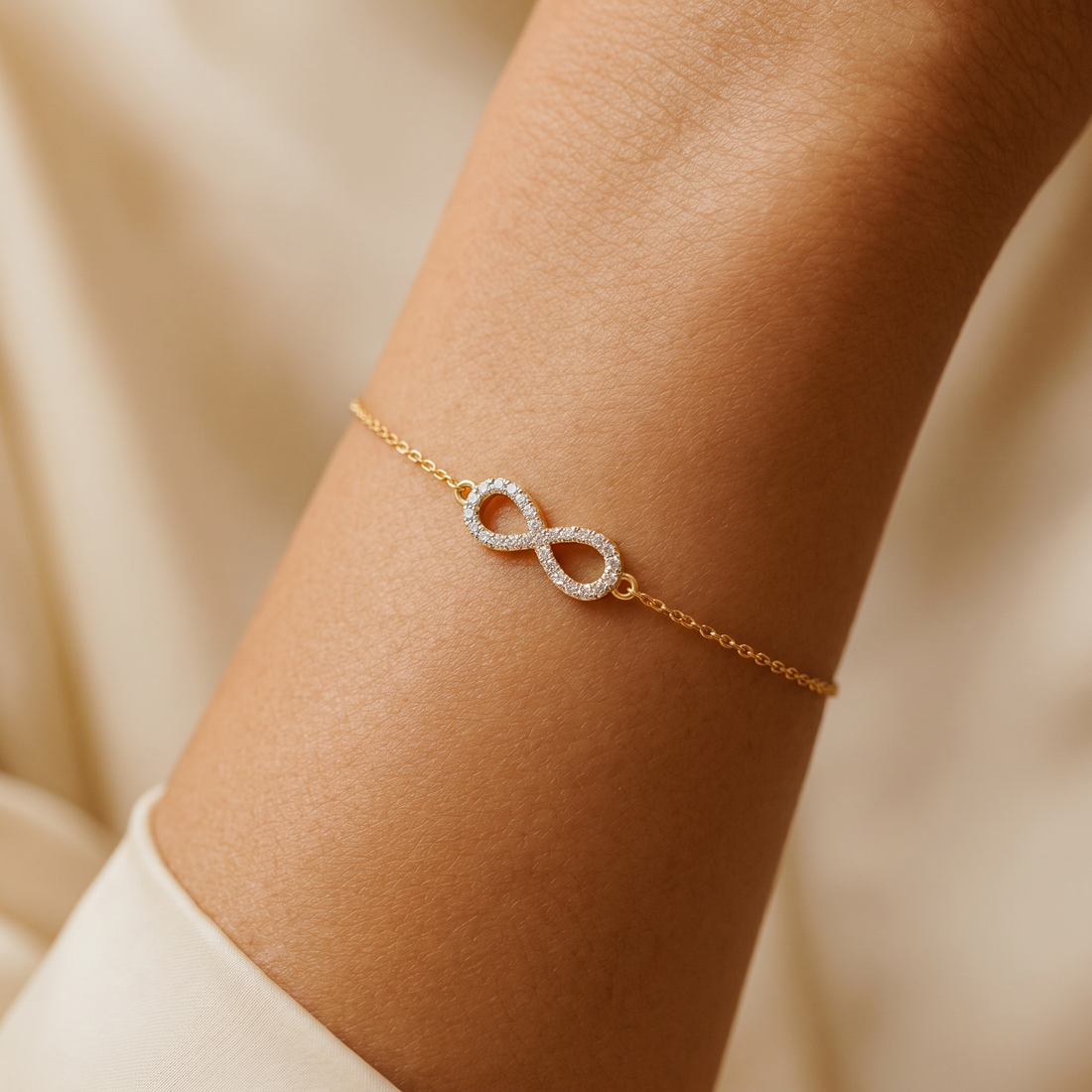 Celestial Infinity Lab Grown Diamond Bracelet