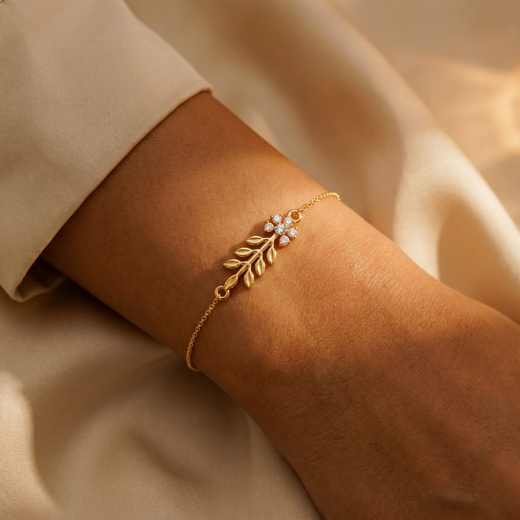 The Botanical Bloom Chain Bracelet