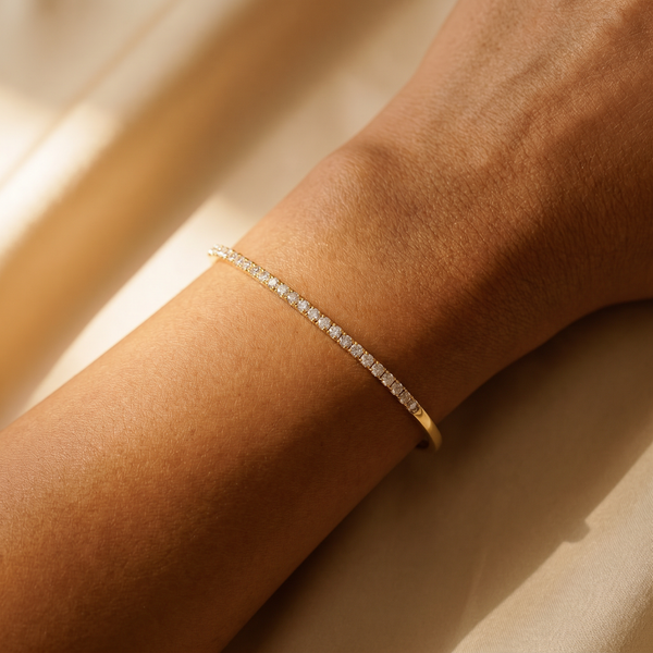 Classic Cathedral Set Lab grown diamond Bracelet