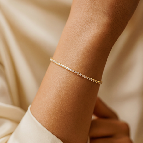 Royal Cushion Cut Lab grown diamond Bracelet