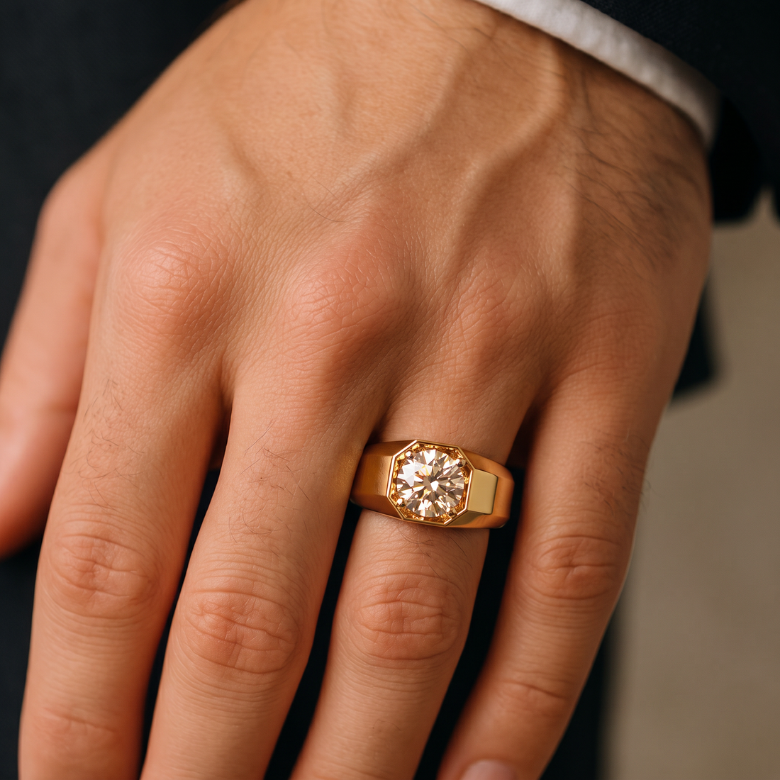 The Confluence Lab Grown Diamond Band