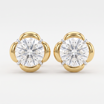 Petal Halo Lab Grown Diamond Stud