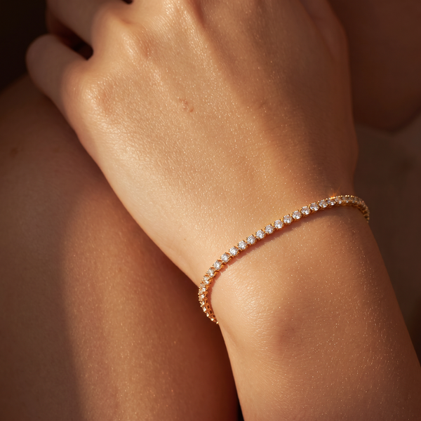 The Oval Solitaire Tennis Bracelet