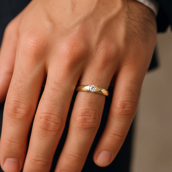 Lustra Men's Lab Grown Diamond ring