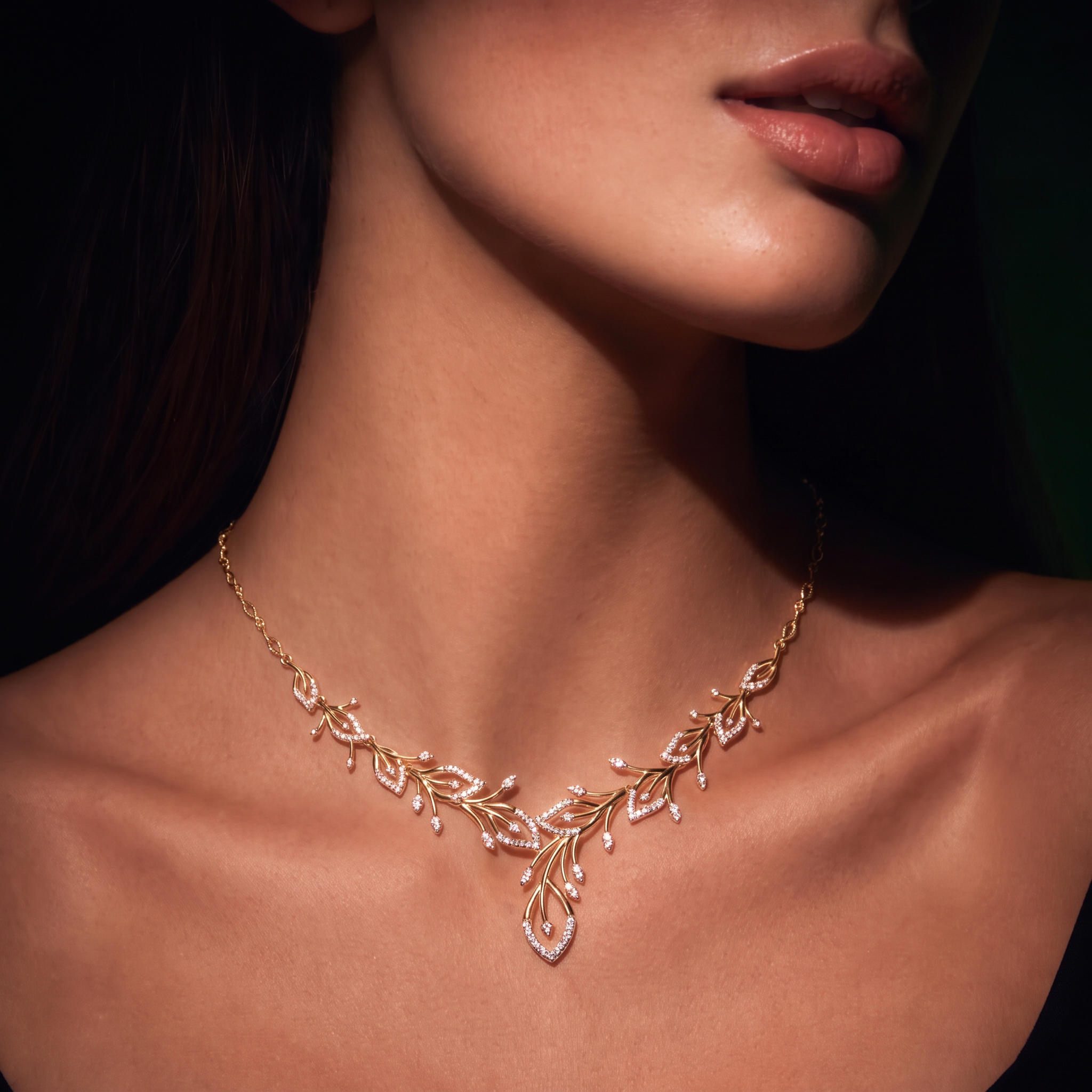 Opulent Spherical Diamond Lab Grown Necklace