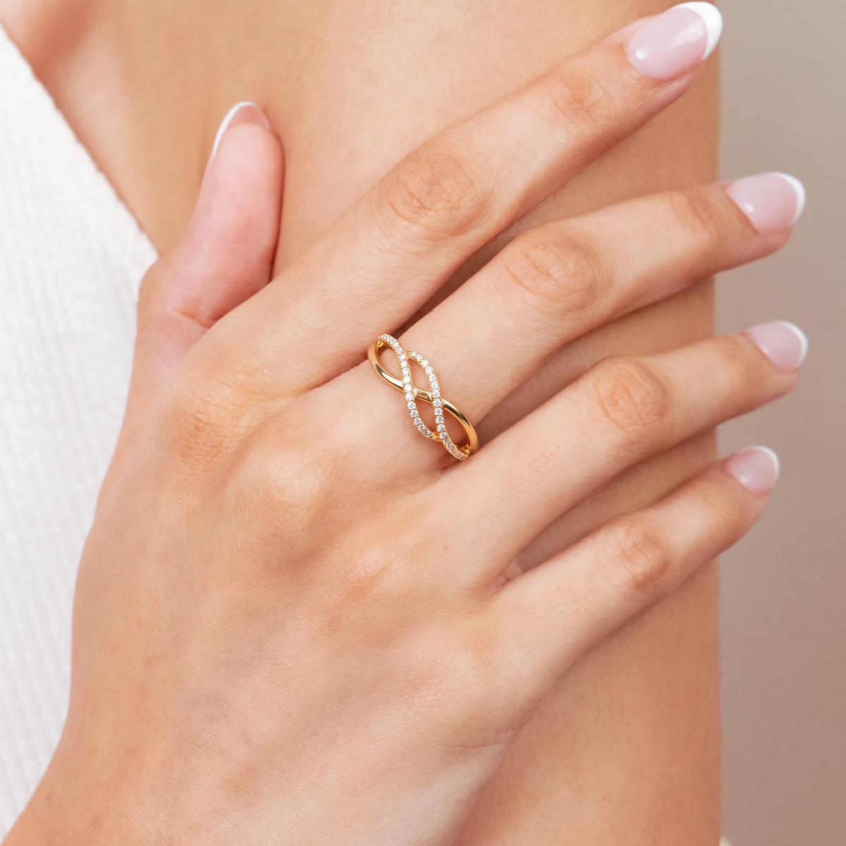 Eternal Infinity Lab Grown Diamond Ring