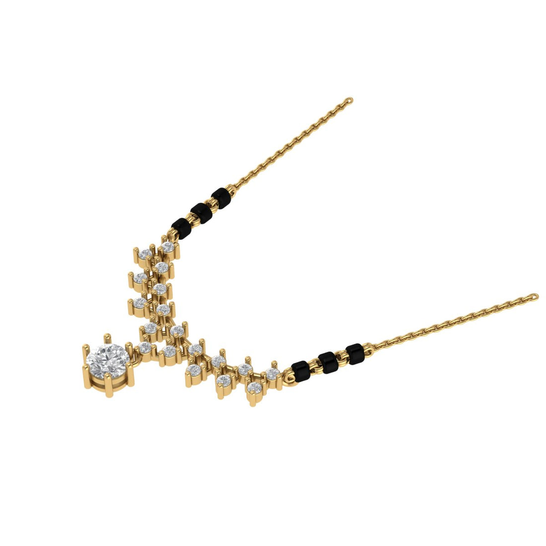 The Lab Grown Diamond Diadem Mangalsutra