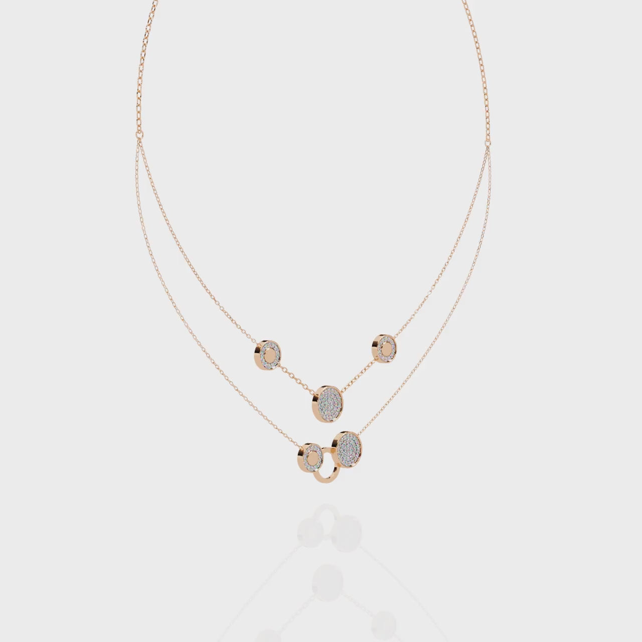 Anek Classic Emerald Diamond Necklace