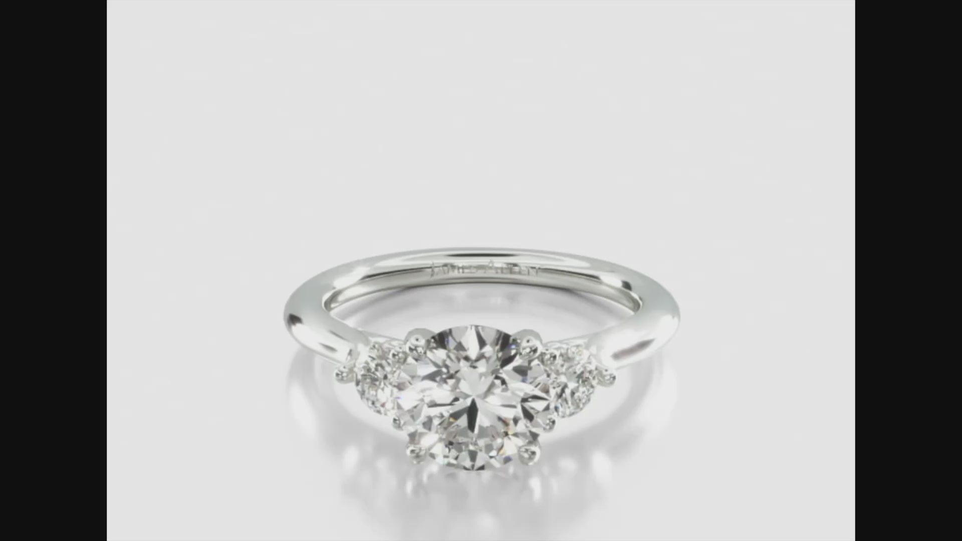 Three Stone Classic Round Diamond Ring