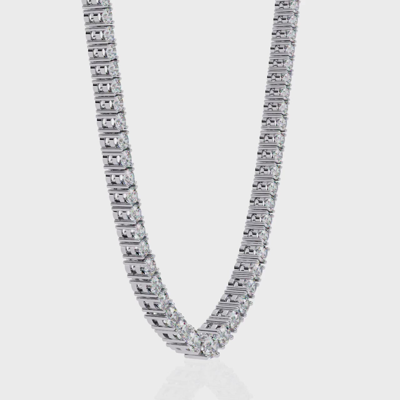 Heirloom Diamond Tennis Necklace