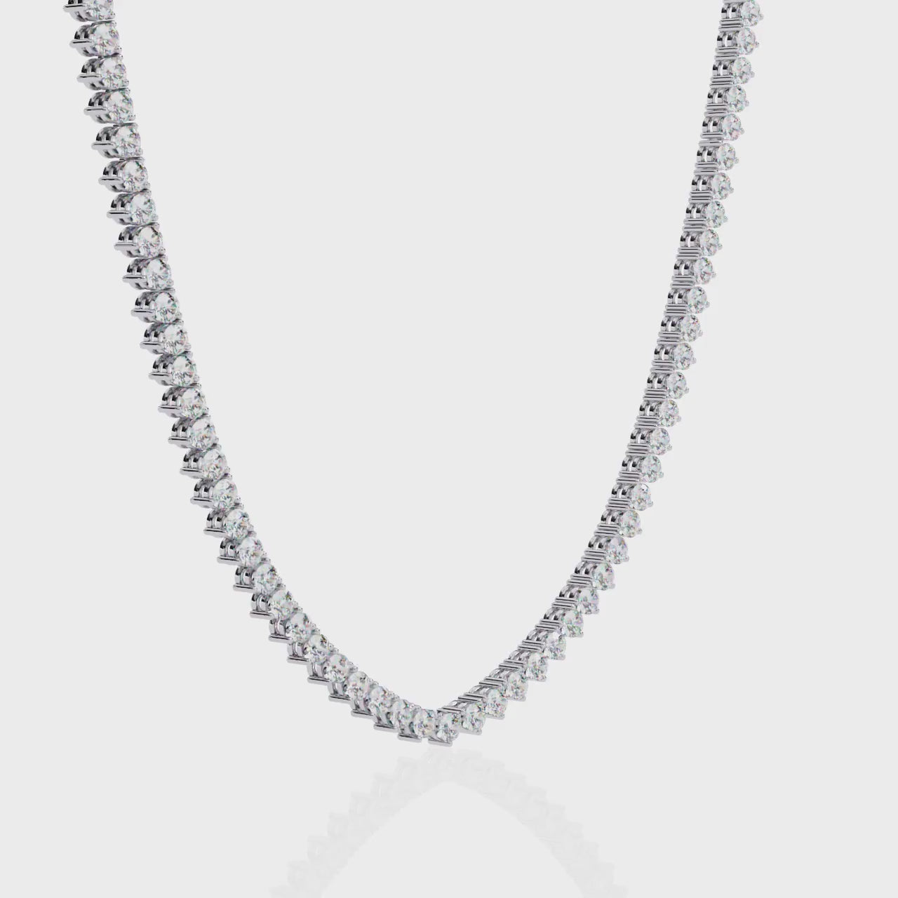 Dazzling Diamond Tennis Necklace