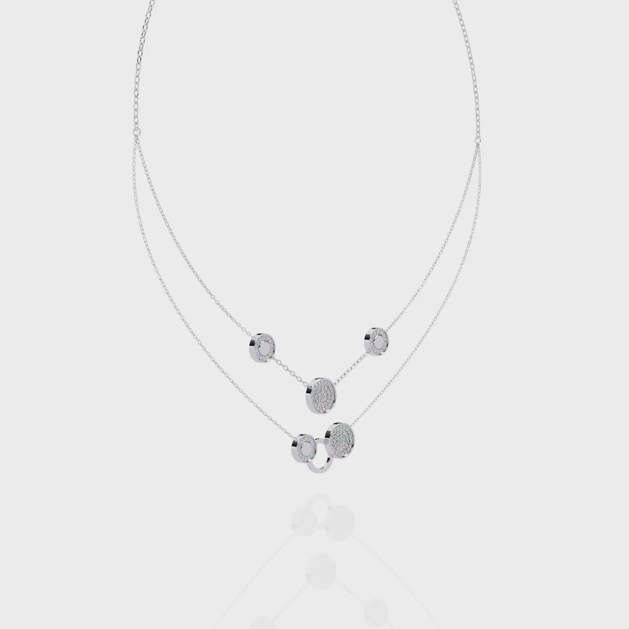 Anek Classic Emerald Diamond Necklace