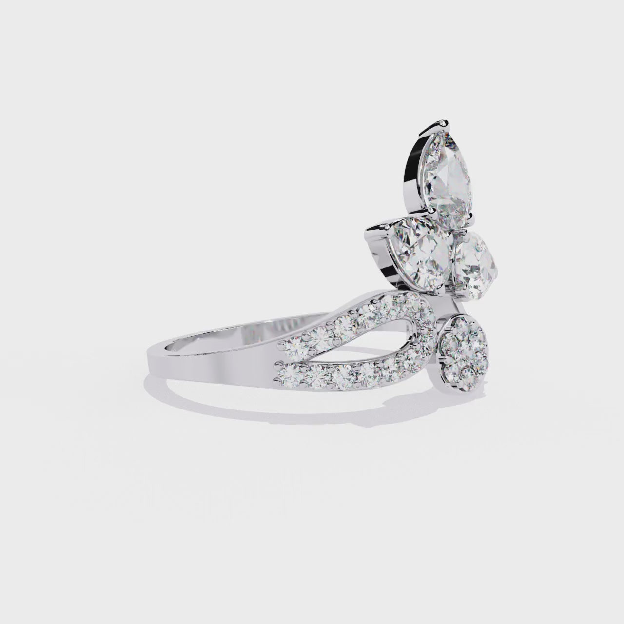 Nature-Inspired Diamond Ring