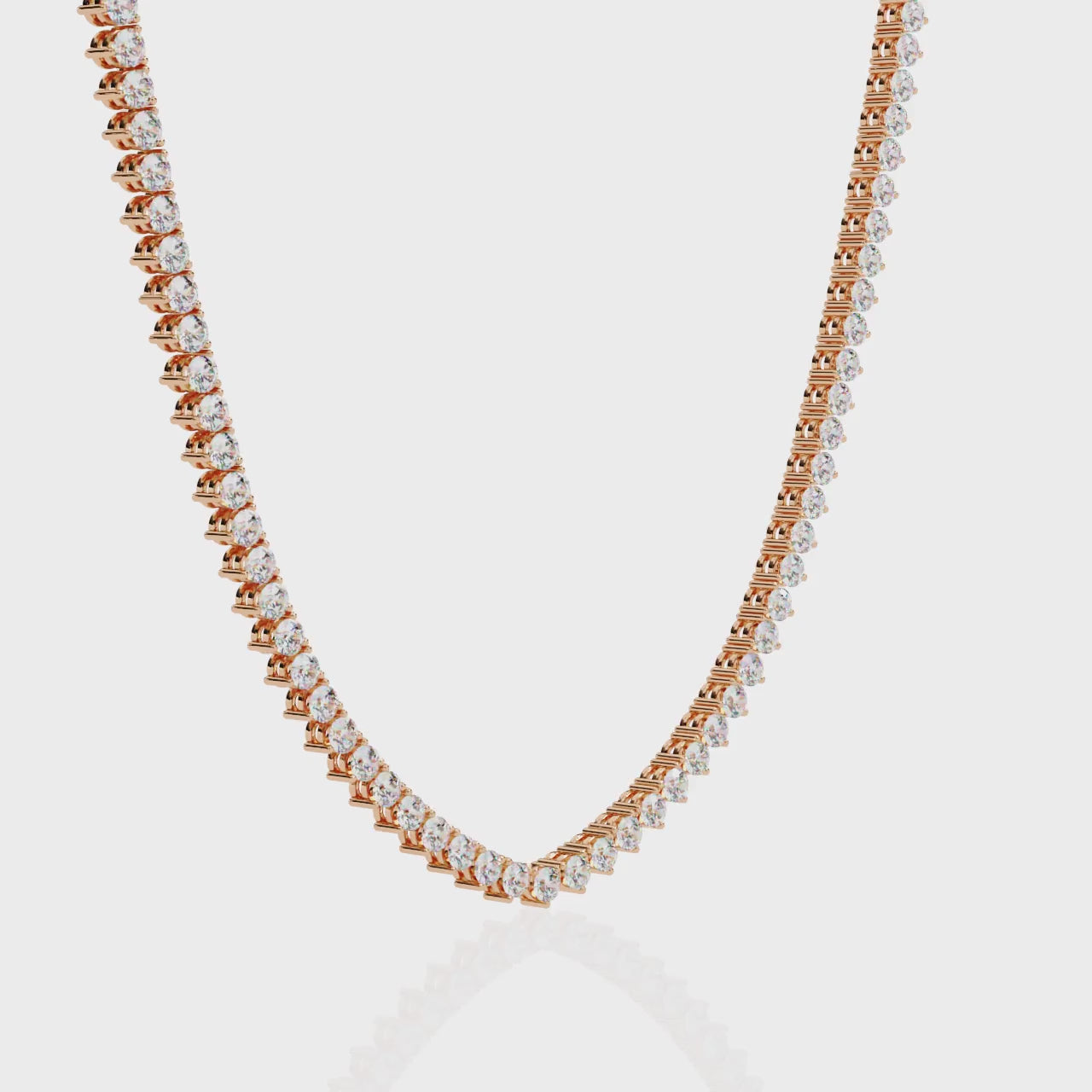 Dazzling Diamond Tennis Necklace